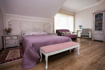 Двухместный номер Делюкс с 1 кроватью и балконом в Гостинице Серый кот